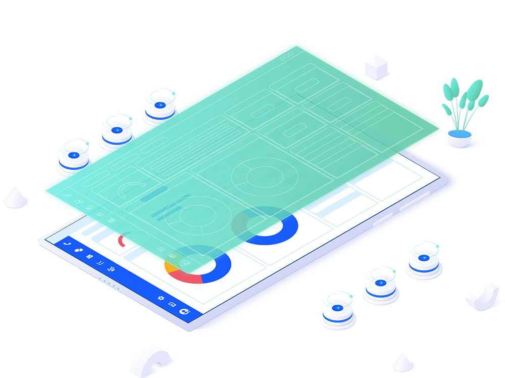 contact center illustration
