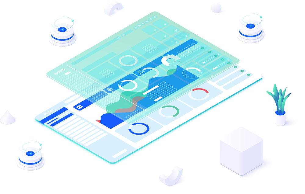 hosting platform illustration