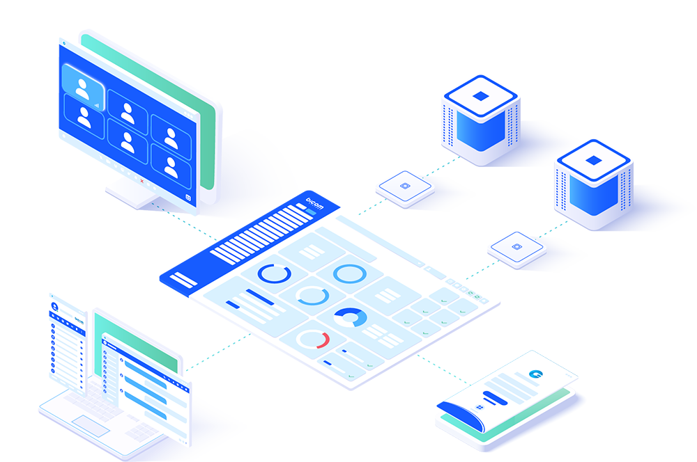 collaboration in ucaas illustration