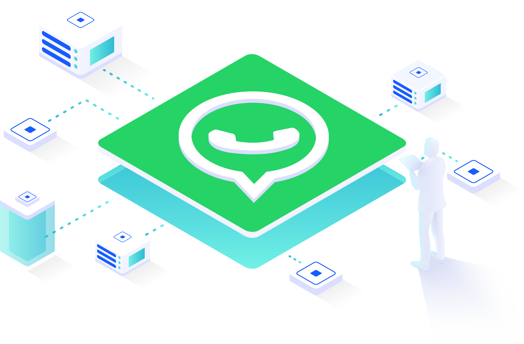 whatsapp integration illustration